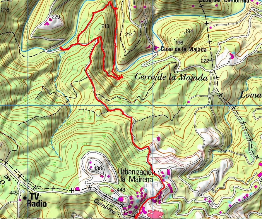 Map of the route